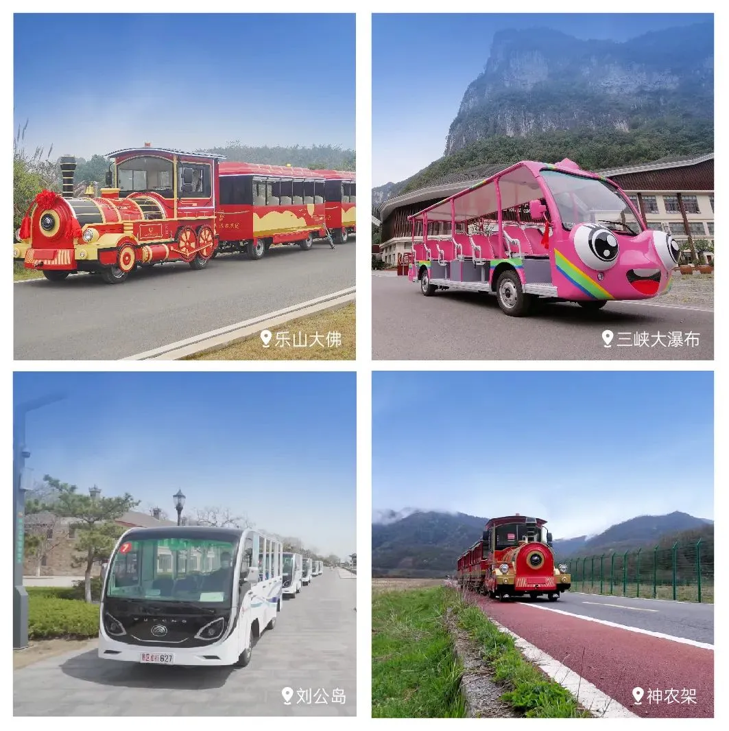 穿越春日盛景，幸运彩观光车邀您共赴行业盛宴！